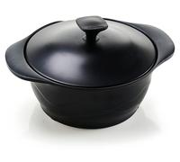 Olla Schmortopf de 24 cm con tapa, fabricada en aluminio fundido, apta para inducción