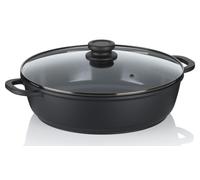 Olla Schmortopf de 5 litros, 32 cm de diámetro, fabricada en aluminio fundido, con revestimiento cerámico y libre de PFAS