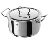 Olla Zwilling TWIN Classic 66583-240 con tapa, de acero inoxidable, con un diámetro de 24 cm, apta para cocinas de inducción