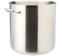 Ollas Agnelli Alta Pot con Dos Asas, de Acero Inoxidable 18/10, de 50 litros, de Plata
