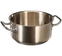 Ollas Agnelli Cacerola Baja con Dos Asas, 18/10 de Acero Inoxidable, Plata, 20 cm