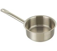 Ollas Agnelli Cacerola Baja con Mango Tubular, Acero Inoxidable, Plata, 16 cm