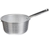 Ollas Agnelli Colador cónicos con Mango y el Gancho de Aluminio Tubular de Acero Inoxidable, 2.9 litros, Plata