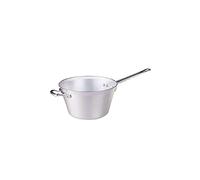 Ollas Agnelli Leaky Aluminio BLTF, con Mango de Acero Inoxidable, Plata, 18 cm
