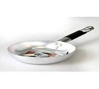 Ollas Agnelli Pan avellanado Baja, Aluminio, 3 mm de Espesor, con Mango Tubular de Acero Inoxidable Cool, de Plata, 20 cm