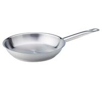 Ollas Agnelli Pan con la manija, Acero Inoxidable, Plata, 24 cm