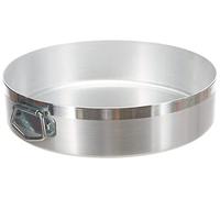 Ollas Agnelli Tortiera cilíndricos con Anillo BLTF Aluminio, Plata, 22 cm
