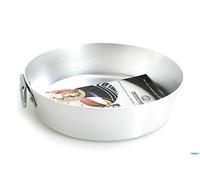 Ollas Agnelli Tortiera con Anillo cónico BLTF Aluminio, Plata, 28 cm
