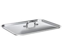 Ollas Cubierta Agnelli para Tostador Rectangular, BLTF Aluminio, Plata, 32X23 cm