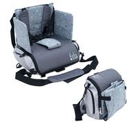 Olmitos - Asiento Elevador para Bebé 3 en 1: Asiento, mochila y bandolera -Universal Correas Ajustable - Montaje Rápido - Bolsillos Prácticos - Compacto para Viajes - Universal con Correas Ajustables