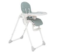 Olmitos - Trona bebe ligera multi posiciones - Asiento regulable con bandeja extraíble - Incluye ruedas y fácil plegado - Asiento acolchado y cómodo con textil anti manchas Blue