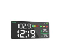 OLSKFUH Dm165A-Wifi Sonómetro, Medidor De Ruido, Detector De Ruido, Reloj De Pared, Medidor De Temperatura Y Humedad, Decibelios