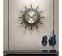 OLSKFUH Reloj De Pared Artístico Reloj De Pared Simple Reloj De Pared De Metal Relojes De Pared Modernos Grandes Diseño Único Relojes De Pared Silenciosos Sin Tictac para Decora,22.8 Inches
