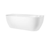 Oltens Begna bañera de pared 170x75 cm oval blanco 12011000