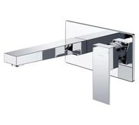 OLTENS, grifo de lavabo con sistema de instalación encastrada, alcance de 18,7 cm