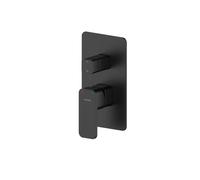 Oltens Hadsel grifo de bañera y ducha empotrado negro mate 34108300