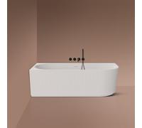 Oltens Hamnes bañera de esquina 160x75 cm oval blanco 11010000