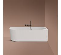 Oltens Hamnes bañera de esquina 170x80 cm oval blanco 11009000