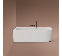 Oltens Hamnes bañera de esquina 170x80 cm oval blanco 11011000