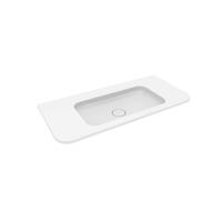 Oltens Hamnes lavabo 100x46.1 cm rectangular para mueble blanco brillante 40214000