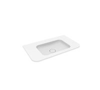 Oltens Hamnes lavabo 80x46.1 cm rectangular para mueble blanco mate 40213900