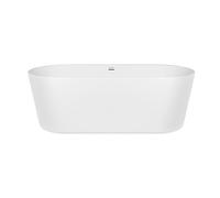 Oltens Inga bañera exenta 157x75 cm oval blanco 12007000