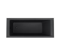 Oltens Langfoss bañera rectangular 140x70 cm negro 10001300