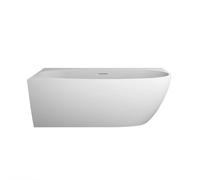 Oltens Luma bañera de esquina 160x75 cm oval blanco 11012000