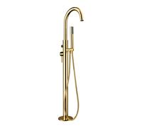 Oltens Molle grifo de bañera y ducha en suelo oro brillo 34300800