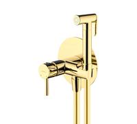 Oltens Molle grifo de bidé con rociador empotrado oro brillo 31100800