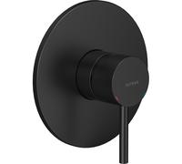 Oltens Molle grifo para ducha empotrado negro mate 33100300