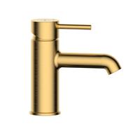 Oltens Molle grifo para lavabo de pie oro cepillado 32200810