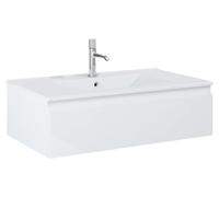 OLTENS, mueble bajo lavabo con lavabo, 81 x 25,4 cm, con 1 cajón