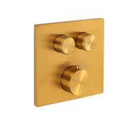 Oltens Onega grifo de bañera y ducha empotrado con termostato oro cepillado 34602810