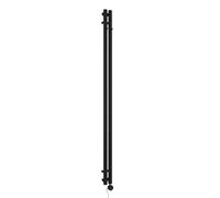 Oltens Stang radiador eléctrico 180x9.5 cm negro mate 55110300