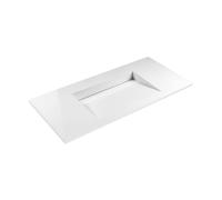 Oltens Stila lavabo 100x45 cm rectangular para mueble blanco brillante 40203000