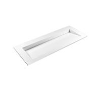Oltens Stila lavabo 120x45 cm rectangular para mueble blanco brillante 40204000