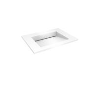 Oltens Stila lavabo 60x45 cm rectangular para mueble blanco brillante 40200000
