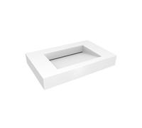 Oltens Stila lavabo 90x45 cm rectangular clásico blanco mate 40002900