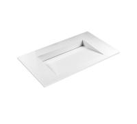 Oltens Stila lavabo 90x45 cm rectangular para mueble blanco mate 40202900