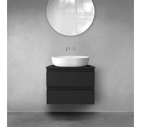 Oltens Vernal armario 60x45.6x47 cm suspendido, para lavabo negro mate 60000300