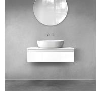 Oltens Vernal armario 80x45.6x23.6 cm suspendido, para lavabo blanco brillante 60010000