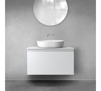 Oltens Vernal armario 80x45.6x47 cm suspendido, para lavabo gris mate 60014700