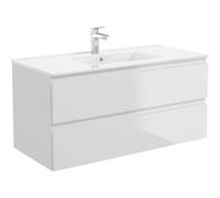 Oltens Vernal lavabo 101x46 cm rectangular para mueble blanco brillante 41207000