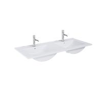 Oltens Vernal lavabo 120x46 cm rectangular para mueble blanco brillante 41709000