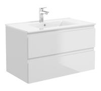 Oltens Vernal lavabo 81x46 cm rectangular para mueble blanco brillante 41206000