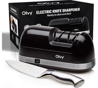 Olvy Afilador de Cuchillos Eléctrico Profesional - Afilador de Cuchillos Eléctrico - Anti Slip - Afilador de Cuchillos - Afiladores de Cuchillos