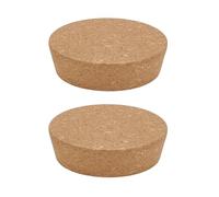 OLYCRAFT 2 tapones de corcho grandes 9,9-11,1 cm tapones de corcho cónicos tapón de corcho para botellas tapas para tarros de almacenamiento de madera para cocina botellas de vidrio tarros de cristal