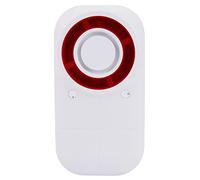 Olympia 6115 - Sirena (Wireless siren, Exterior, 105 dB, IP54, Rojo, Blanco, 420 g)