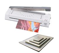 Olympia A350 4 en 1 Laminador Din A3 In uillotina + Esquinas Redondas y 100 Folio Laminación